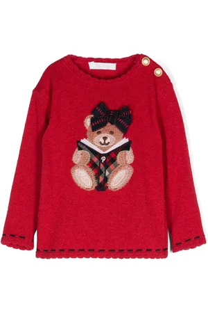 PATACHOU Tröja med broderat motiv och dragkedja
