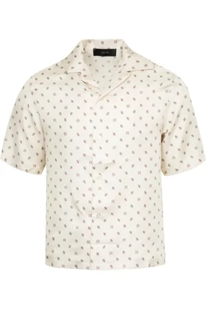 AMIRI Sidenskjorta med monogram
