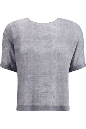 Giorgio Armani Kortärmad sidentopp