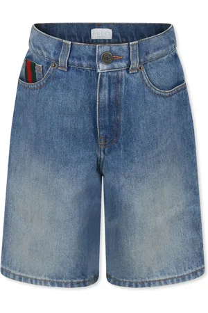 Gucci Jeansshorts med randdetalj