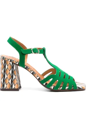 Chie Mihara Pesca sandaler med geometriskt tryck