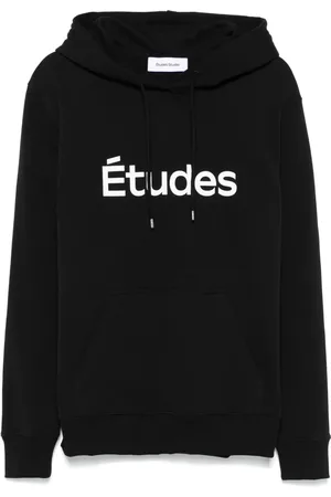 Etudes Hoodie med logotyp