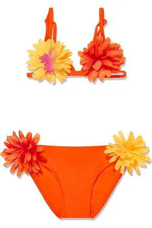 Selini Action Bikini med blommig applikation