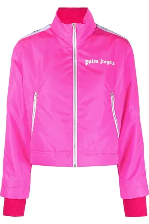 Palm Angels Tunn puffjacka med logotyp