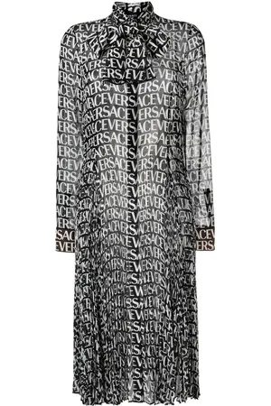 VERSACE Midiklänning med logotyp