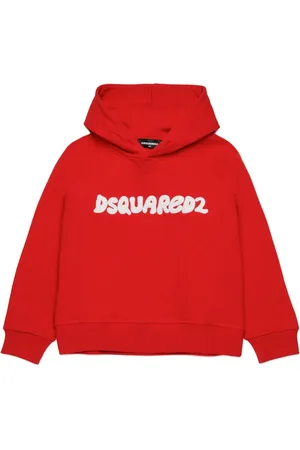 Dsquared2 Hoodie med broderad logotyp