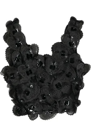 Cynthia Rowley Croptop med hjärtapplikation