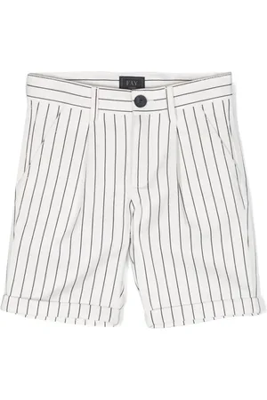 FAY Randiga bomullsshorts