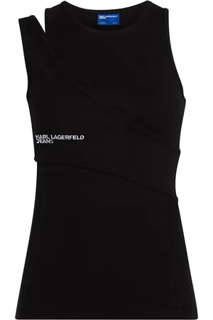 Karl Lagerfeld Linne med broderad logotyp
