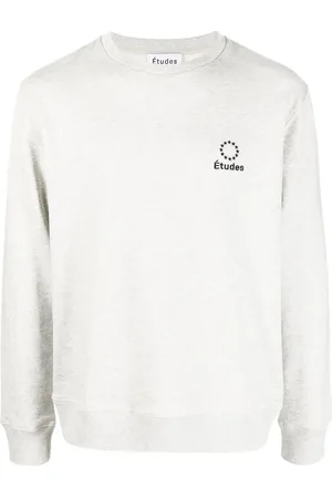 Etudes Sweatshirt med broderad logotyp
