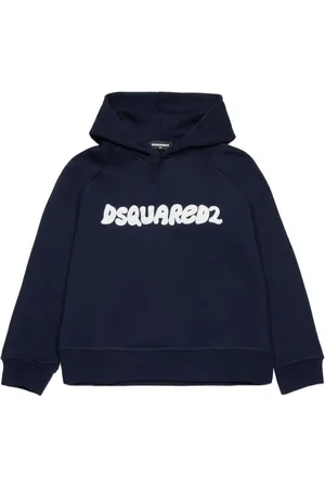 Dsquared2 Hoodie med broderad logotyp