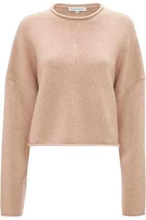 J.W.Anderson Kort tröja med broderad logotyp