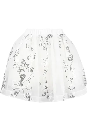 Simone Rocha Minikjol med paljettbrodyr
