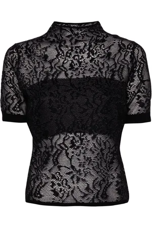 Twin-Set Mönstrad halvskir tröja i jacquard