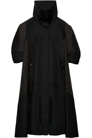 Prada Enkelknäppt kappa med panel