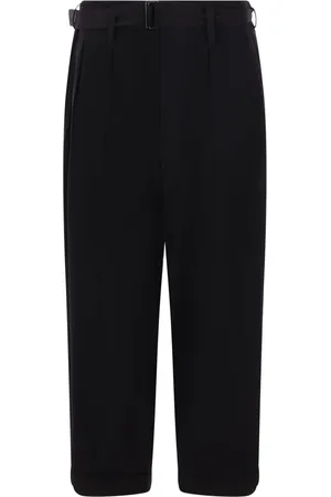YOHJI YAMAMOTO Byxor med bälte