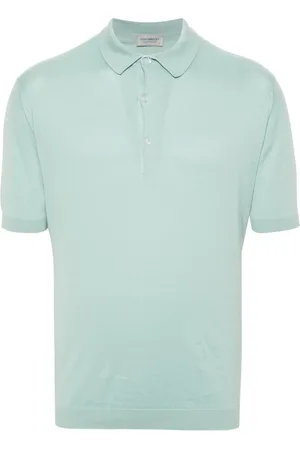 JOHN SMEDLEY Adrian finstickad pikétröja