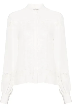 ERMANNO SCERVINO Blommig spetsskjorta