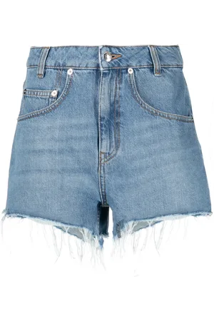 IRO Jeansshorts med franskant