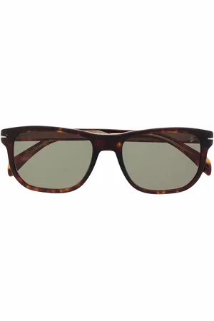 DB EYEWEAR BY DAVID BECKHAM Sköldpaddsmönstrade fyrkantiga solglasögon