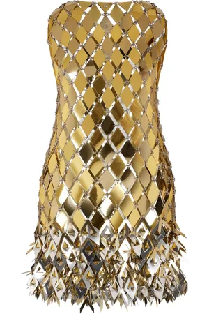 Paco rabanne Tofsprydd miniklänning