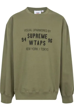 Supreme X WTAPS sweatshirt med rundad hals