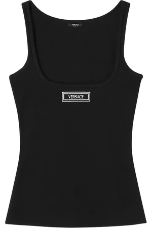 VERSACE Linne med broderad logotyp