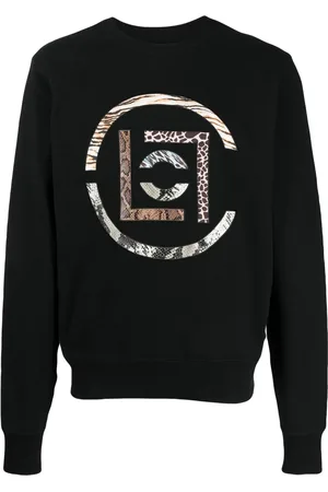 CLOT Djurmönstrad sweatshirt med logotyp