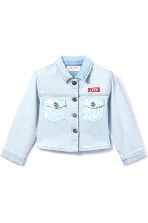 PUCCI Junior Jeansjacka med logotyp