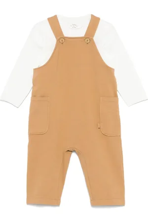 TEDDY & MINOU Set med hängselbyxor i jersey (två delar)