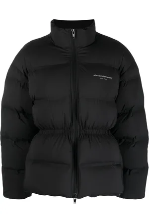 Alexander Wang Vadderad jacka med logotyp