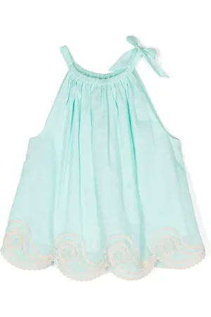ZIMMERMANN Plisserad blus med halterneck