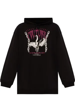 VERSACE Paljettprydd hoodie