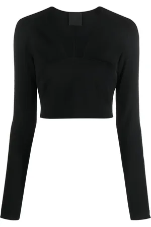 Givenchy Croptop med fyrkantig ringning
