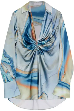 Simkhai Skjortklänning med draperad detalj
