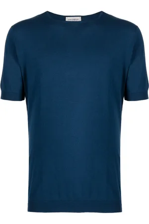 JOHN SMEDLEY Kortärmad stickad t