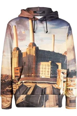 UNDERCOVER Hoodie med fototryck