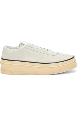 Jil Sander Låga lädersneakers