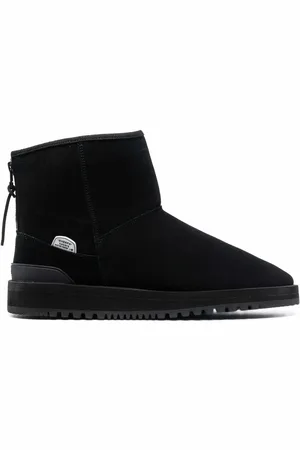 SUICOKE Ankelboots med fårskinnskant