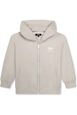 DKNY Hoodie med logotyp