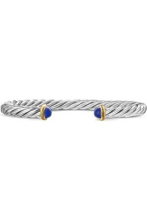 David Yurman Cable armband i 14K gult guld och sterlingsilver (6 mm)