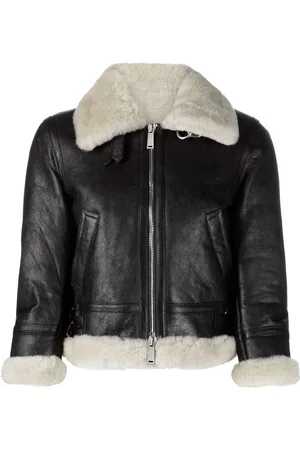 Dsquared2 Kort fårskinnsjacka
