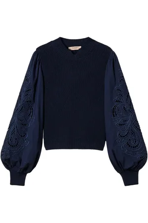 Twin-Set Tröja med broderad ärm