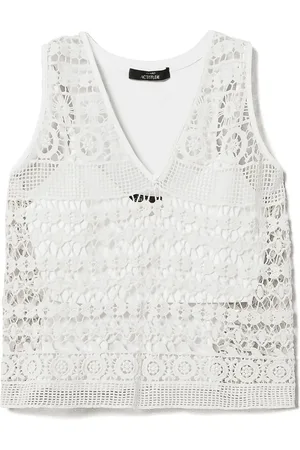 Twin-Set Topp med macramé