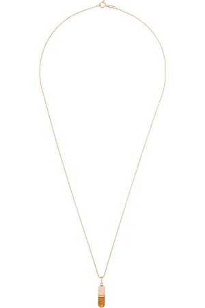 TRUE ROCKS Halsband med glittrigt pillerhänge