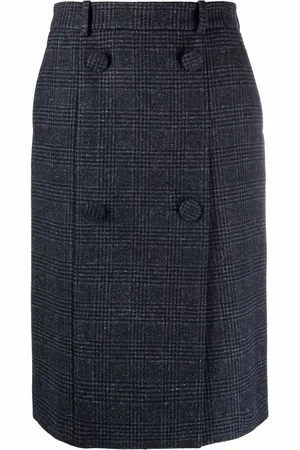 Nina Ricci Rutig midikjol