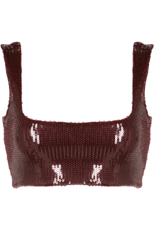 GALVAN Beating Heart croptop med paljetter