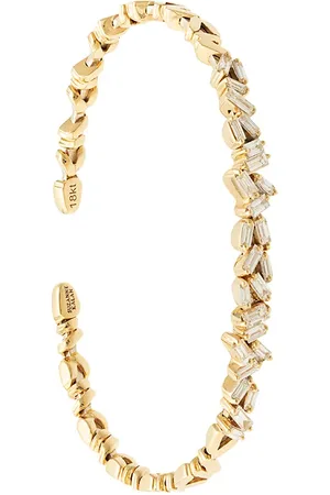 Suzanne Kalan Uneven Fireworks diamantarmband i 18K gult guld