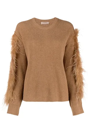 Twin-Set Tröja med fjäderdetalj