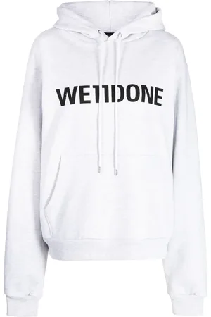 We11 Done Hoodie med logotyp